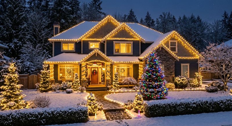 Holiday Lights Installation in Kansas City, KS