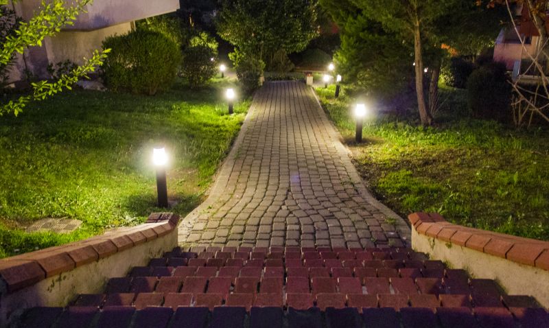Sidewalk Lighting Installation in Overland Park, KS
