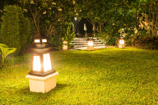 Landscape Light Installation